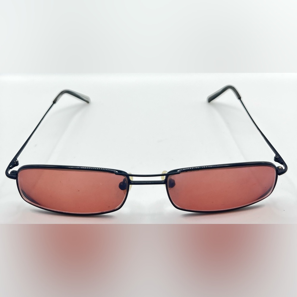 Vintage Converse Activate Black Rectangular Sunglasses Frames Only - Picture 3 of 8